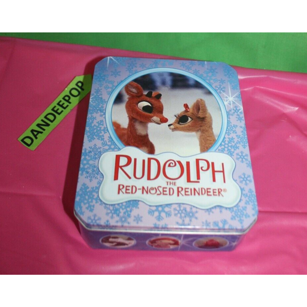 Carlton Rudolph The Red Nosed Reindeer Tin Holiday Trio Ornament Set CXOR-159N